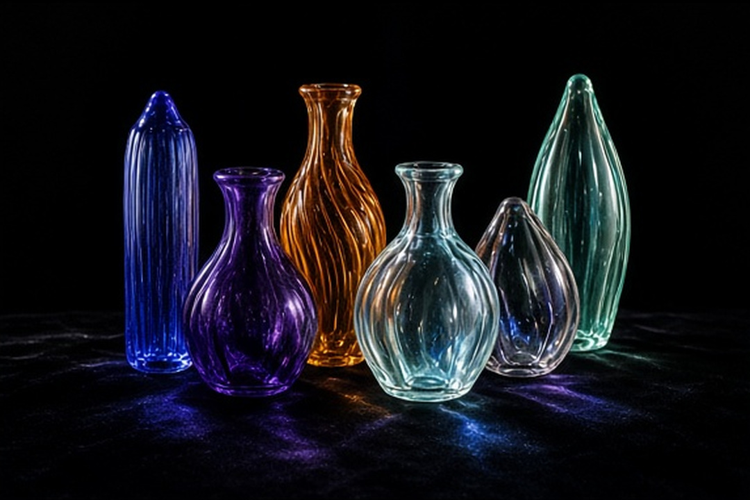 Sea-glass and smoke vessels in a near light field