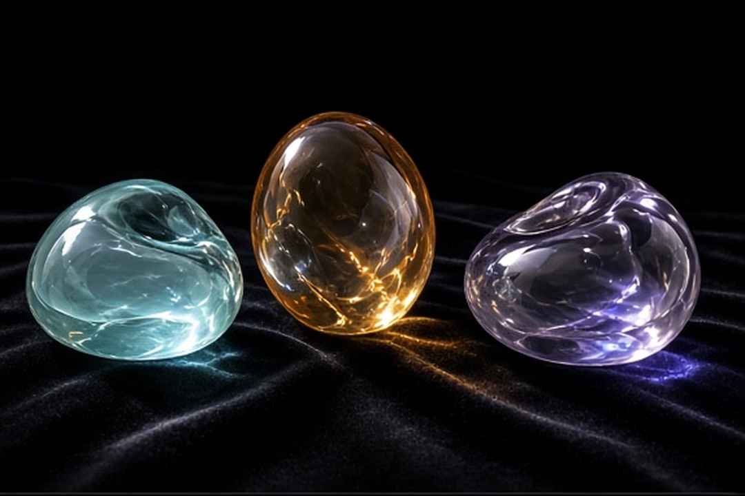 Unmarked glass forms without identifying labels