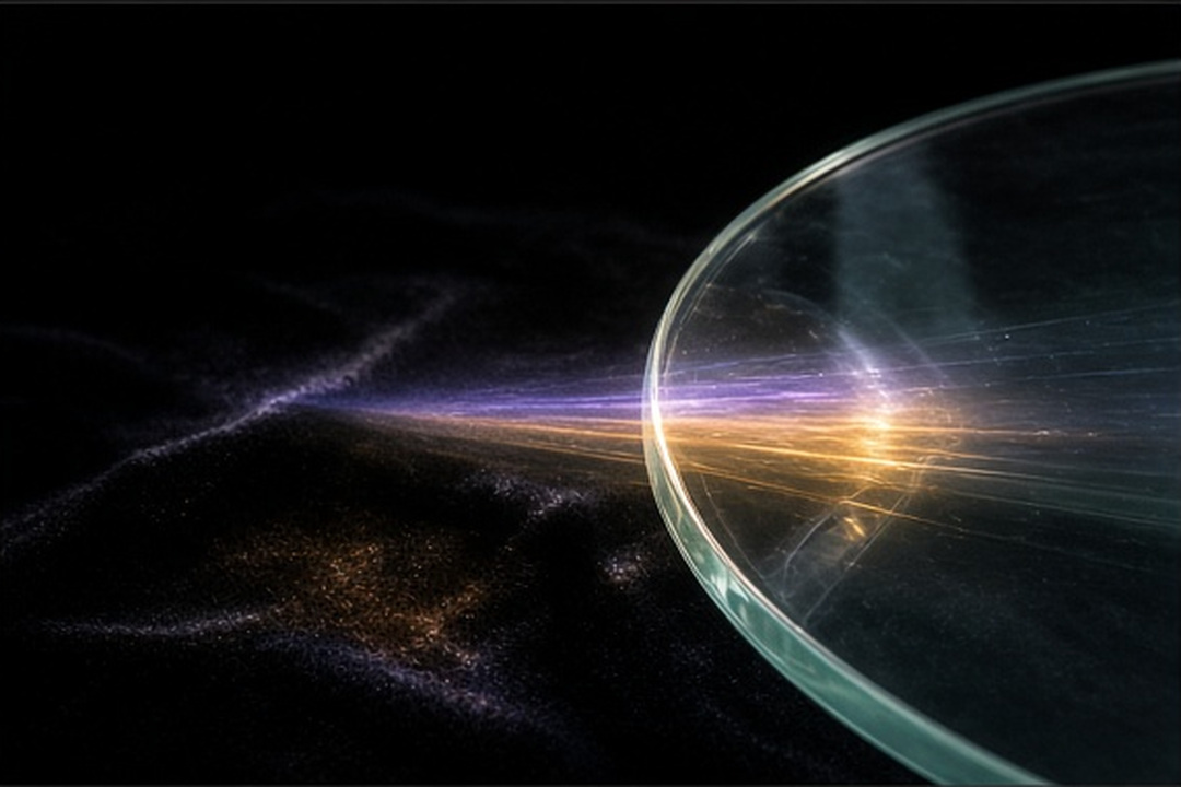 A website request beam crossing a translucent boundary